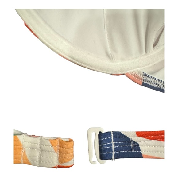 NWT Solid & Striped Lilo Broken Stripes Swim Top Large - Picture 9 of 11